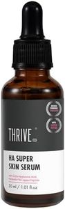ThriveCo 5Kda Hyaluronic Acid Super Skin Serum For Face, Under Eye & Neck, 30ml: For Plumping, Wrinkle-Reduction, Anti-Pigmentation