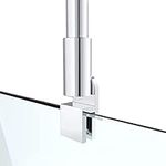 Shower Door Glass Support Bar,Wall 