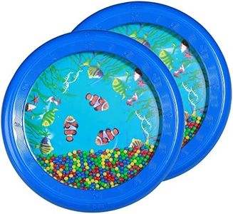 2 Pcs Ocean Drums Wave Bead Drums Sea Sound Drums Musical Instruments for Kid Child Baby