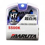 MARUTA® H7 55W 12 V 5500K, Super White Series Xenon Gas Filled Headlight Bulbs (E4) With Advanced Technology