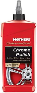 Mothers 05212 California Gold Chrome Polish, 12 oz.