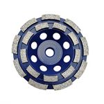 DT-DIATOOL 4.5 Inch Concrete Grinding Wheel Granite Marble with Double Row Diamond Segment