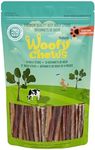 Woofy chews Standard Bully Sticks for Dogs 6 inch (pack of 10) Single Ingredient Beef Pizzle with Low Natural Scent (Medium Dogs)