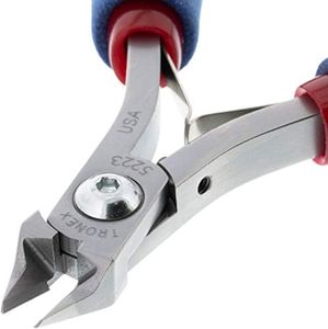 (Blue, Red, 1 - Pack) - Tronex Model 5222 Taper Relief Cutter with Flush Cutting Edges