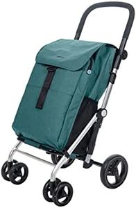 Carlett Shopping rollators, Aluminium, Green, 32kg