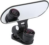 Online Class Lens Clip on Fisheye Lens Piano Teaching Dedicated Wide Angle Overhead Shot Lens with Dual Split Screen Mirror Video Effect