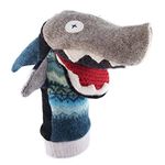 Cate & Levi - Handmade Hand Puppet - Premium Reclaimed Wool - Machine Washable - Colors Vary (Shark)