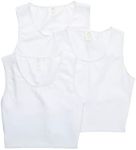 Insta Slim 3 Pack Men's Compression T-Shirts, White, X-Large