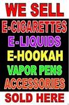 We sell e cigarettes e-liquids hook