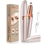 Eyebrow Trimmer for Women Rechargeable, Women Eyebrow Hair Remover Eyebrow Epilator Pen, Safe Painless Lady Eyebrow Trimmer Eyebrow Shaper, Electric Eyebrow Shaver Shaper Eyebrow Razor