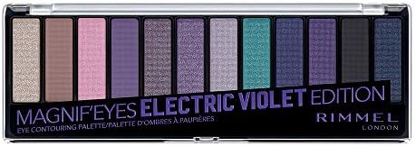 Rimmel London Magnif'Eyes Eyeshadow Palette, Electric Violet Edition