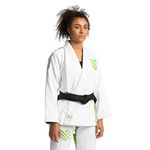Sanabul Women's Essential Brazilian Jiu Jitsu Gi (White, W2)