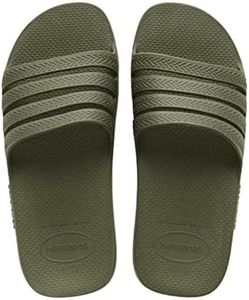 Havaianas Unisex's Slide Stradi Flip-Flop, Green, 6/7 UK