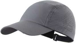 Home Prefer Water Repellent UPF50+ Quick Dry Sun Hat Sports Running Baseball Caps for Mens Womens Dark Grey