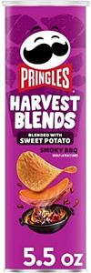 Pringles Harvest Blends Potato Crisps Chips, Lunch Snacks, Blended with Sweet Potato, Smoky BBQ, 5.5oz Can