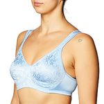 Playtex womens 18 Hour Ultimate Lift and Support Wire Free Bra, Zen Blue, 40DDD