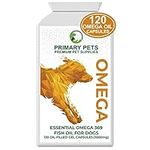 Primary Pets Premium Pet Supplies - Omega 3 fish oil for dogs 1000mg Omega 3 Gel Capsules. For Dry Skin, Allergies, Stiff Joints and, Dog Heart Supplement Dogs omega 3 Fish oil for dogs uk