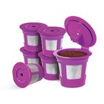 FROZ-CUP 2.0-6 Refillable/Reusable KCups for Keurig 2.0 - K200, K300, K400, K500 Series and all 1.0 Brewers (6-Pack)