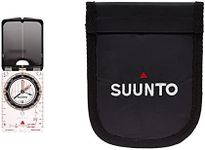 SUUNTO Mirror Compass MC-2 G, Global Orientation, SS004252010 & Tandem Nylon Pouch Accessories - Black, One Size
