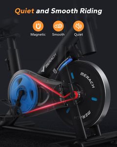 MERACH Exercise Bike with LED Display – Indoor Cycling Trainer