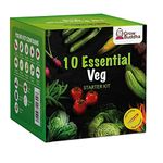 Vegetable Seeds Set - Easily Grow 10 Varieties of Your own Vegetables with Our 10 Vegetable Seeds Starter Kit – Beginner Friendly Gardening Seeds Set – Veg Seeds by Grow Buddha | Unique Gift Idea