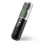 INKin Cordless 2 CL2 Silver Wireless Tattoo Machine Gun Pen Swiss Motor LED Display 1800 mAh Capacity Tattoo Supplies Cartridges Needles and Equipment