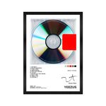 CodersParadise Kanye West - YEZUS Wall Poster Frames | Aesthetic A4 Poster Frames For Home, Living Room, Bedroom and Office | Wall Frames Artworks | Hanging Theme Posters