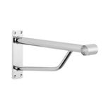 Shopfitting Warehouse Heavy Duty Wall Fix Chrome Support Arm Bracket for 25mm Diam Tube