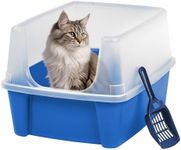 IRIS USA Large Cat Litter Box with 