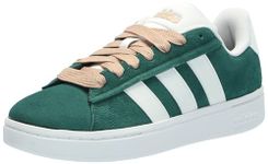 adidas Women's Grand Court Alpha 00s, Collegiate Green/Off White/Magic Beige, 6.5