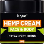 Natural Hemp Oil Extract - Perfect for Joints, Elbows, Neck, Lower Back, Fingers, Knees - for All Skin Types - Fast-Acting Hemp Cream with Msm, Turmeric, Aloe Vera - American Quality, 4 Oz (Mint)