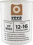 VEVA 10 Pack Premium SuperVac Vacuum Bags VF3502 Compatible with 12-16 Gallon Ridgid Wet/Dry Vacuums