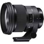 Sigma 259955 105mm f/1.4-16 Standard Fixed Prime Camera Lens for Nikon, Black