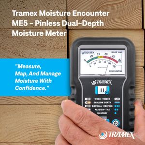 ME5 Digital Moisture Meter – Wood and Building Material Tester