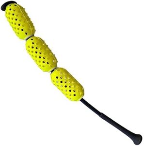 Aero Swing Baseball Swing Trainer, Bat Swing Air Resistance, Baseball Training Equipment, Training Aid for Speed, Accuracy, Baseball Bat Weight - All Yellow - Pro