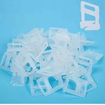 Zaptec Plastic Tile Levelling Spacer Clips 3 MM For Removing Lippage Unevenness During Tile Laying In Both Floor & Walls (Pack of 300 Pieces)