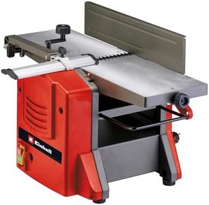 Einhell Electric Planer Thicknesser - 1500W, 9000 RPM, Pull-Out Supports, Vibration-Absorbing Feet, Chip Extractor - TC-SP 204/2 Thickness Planer for Wood