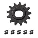 KAMIER Upgraded 25H Chain 13T Teeth Motor Sprocket Master Link Replacement for Razor MX500 MX650 SX500 Mcgrath RSF650 Dirt Rocket Bike MY1020 Motor Kids Electric Scooter Mini Bike Go Kart Cart Parts