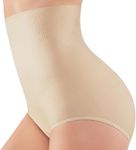 SIMIYA Shapewear for Women Tummy Control High Waisted Body Shaper Shorts Slimmer Sexy Shapewear Beige