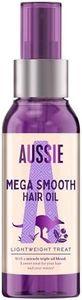 Aussie Smooth Hair Oil with Coconut Oil, Macadamia Nut Oil and Safflower oil. 3 Miracle Hair Oil for frizzy hair, 100ml