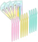 Earth & I - 12 Count - Micro Face Razors, Dermaplaning Skin Care and Eyebrow Grooming Facial Razor Tool for Men and Women, Micro Razor Tools for Health, Beauty, and Peronsal Care
