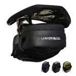 Lumiere & Co. Road Bike Saddle bag, Mountain Bike Saddle bag, Small Bike Seat bags, Cycling Seat bag, Bike Under Seat Bag, Seat Bicycle bag, Bike Bag Under seat, Cycling Saddle Bag, Bike bag Under Seat, Saddle Pack Bike, Seat Post Bag… (Black) (Black)