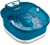 Conair Pedicure Foot Spa Bath with Heat reaching 104 Degrees, Massaging Foot Rollers, Soothing Bubbles, Pumice Stone and Nail Brush Included