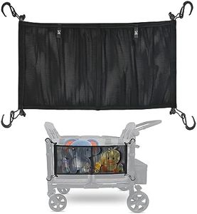 HX AURIZE Stroller Wagon Cargo Net and Organizer Wagon Accessories Compatible with WONDERFOLD All W-Series Models Black