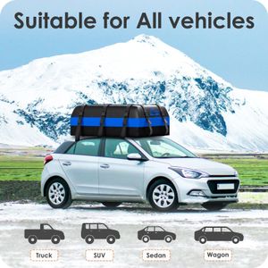 BOYUJK Car Roof Bag, 20 Cubic Feet – Waterproof Cargo Carrier