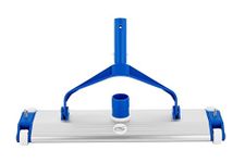 POOLX Swimming pool Heavy Duty 18inch Aluminum cast Iron Weighted Swimming Pool Vacuum Head with Standard Handle for Pool Suction Cleaning, All Type of Floor Cleaner, Cleaning kit Tool Item(44.5*13cm)
