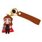 KARBD Marvel Avengers 3D PVC Silicone Rubber Keychain with Lanyard Hook Metal Chain Holder for Backpack Bags, Key Ring for Bike Car Home Boys Girls Men Women (Thor)