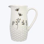 Young's Inc Honey Bee Ceramic Water Pitcher/Vase