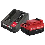 Porter-Cable PCC685LCK 20V MAX 4 Ah Lithium-Ion Battery and Rapid Charger Starter Kit