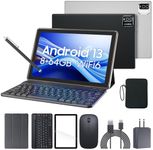 2 in 1 Tablet, 10 inch Android 13 T